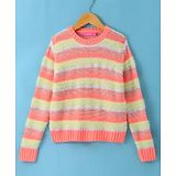 Wingsfield Full Sleeves Striped  Pullover - Multi Colour