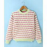 Wingsfield Full Sleeves Self Designed Sweater - Multi Colour