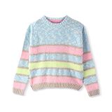 Wingsfield Full Sleeves Self Designed Colour Blocked Sweater - Multi Colour