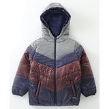 Wingsfield Full Sleeves Colour Blocked Hooded Jacket - Multi Colour