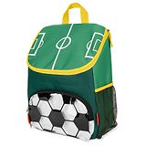 Skip Hop Spark Style Big Kid Backpack Soccer Football - green