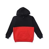 GINI & JONY Full Sleeves Color Block Sweatshirt - Black