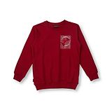 GINI & JONY Full Sleeves Game Theme Printed Sweatshirt - Red