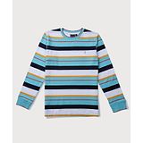 GINI & JONY GINI AND JONY Full Sleeves Striped Tee - Blue