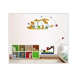 Jaamso Royals Multi Angry Birds Self Adhesive - Wall Stickers for Home Decor