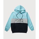 GINI & JONY Full Sleeves Color Block Sweatshirt - Blue