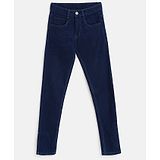 Tales & Stories Denim Solid Slim Fit Stretchable Jeans - Blue