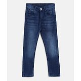 Tales & Stories Denim Mid Wash  Stretchable Jeans - Blue