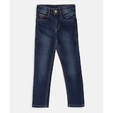 Tales & Stories Denim Mid Wash Stretchable Jeans - Blue