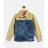 Tales & Stories Denim Full Sleeves Solid  Jacket - Light Blue