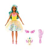 Barbie A Touch of Magic Doll with Fantasy Outfit Pet Leash & Styling Accessories?? - Height 28.5 cm