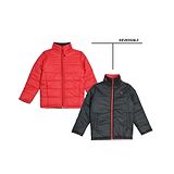 OKANE Woven Full Sleeves Reversible Padded Jacket - Red & Black