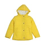 OKANE Woven Full Sleeves Padded Hooded Winter Jacket with Pockets - Yellow