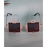 Dukiekooky Square Sunglasses With Polarized Lens - Red