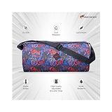 KP BAGS Small Size Printed Gym Bag,Stylish Duffle, Sports Bags for Men and Women Premium Carry-on Bag for Multi-Purpose,Dust Resistant bag, Side Pocket,Water Bottle holder,(Multi Color)