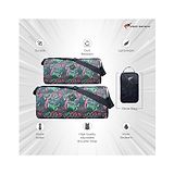 KP Bags 3PC Set Small & Medium bag with shoe bag, Durable bag, Printed Gym Bag,Stylish Duffle, Sports Bags for Men and Women Premium Carry-on Bag for Multi-Purpose,Dust Resistant bag, Side Pocket,Water Bottle holder,(Multi Color)