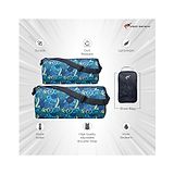 KP Bags 3PC Set Small & Medium bag with shoe bag, Durable bag, Printed Gym Bag,Stylish Duffle, Sports Bags for Men and Women Premium Carry-on Bag for Multi-Purpose,Dust Resistant bag, Side Pocket,Water Bottle holder,(Multi Color)