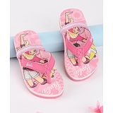 Kidsville Mattel Featuring Barbie Printed Flip Flops -  Pink