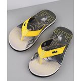 Kidsville Dc Comics Featuring Batman Printed Flip Flops -  Black