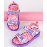 Kidsville Hello Kitty Featuring Kitty White Printed Sandals - Purple