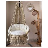 Alaaya Decor single seater beige and white swing