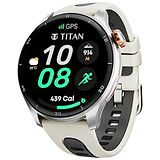 Titan Celestor Smartwatch with 1.43 AMOLED Display & AOD|60Hz Fluid Display|Advanced GPS with Altimeter, Barometer & Compass|Piezoelectric Crown|BT Calling|NitroFast Charge|Upto 7 Day Battery|3ATM