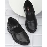 Liberty Prefect Solid Buckle Closure Shoes - Black