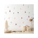 Jaamso Royals Brown Color Boho Woodland Trees Decorative Wall Sticker (30CM x 60CM)