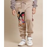 Kidsville One Piece Featuring Character Printed Joggers -Beige