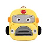 Frantic Premium School Bag Yellow School Bus Bag for Kids