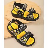 Kidsville DC Comics Featuring Batman Printed Sandals - Yellow