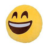 Tickles Laughing Smiley Soft Stuffed Plush Toy Yellow - Height 33 cm