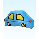 Tickles Car Design Soft Stuffed Plush Blue and Yellow - Height 45 cm