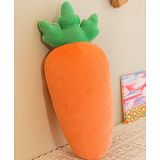 Tickles Carrot Cylindrical Type Soft Plush Body Foot for Kids Boys & Girls Home & Room Decor (Length - 40 cm Color: Orange)