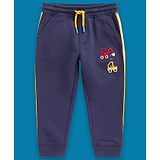 Mothercare Vehicle Patch Embroidered Joggers - Navy Blue