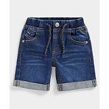 Mothercare Mild Washed Shorts - Denim Blue