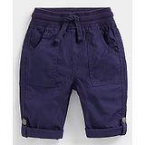 Mothercare Solid  Pant - Navy Blue