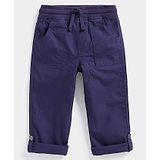 Mothercare Solid Trousers - Navy Blue