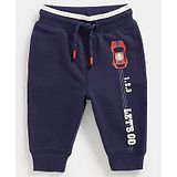 Mothercare Vehicle Printed Joggers - Navy Blue