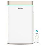 Honeywell Air Touch U2 Air Purifier For Home,7 Stage Filtration,Covers 1008sq.ft,PM 2.5 Level Display,with WIFI & ALEXA,H13 HEPA & Activated Carbon Filter,Removes 99.99% Pollutants,Micro Allergens - White