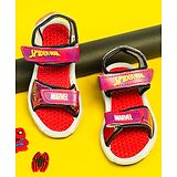 Toothless Marvel Featuring Spiderman Designed Sandals - Red