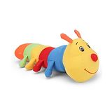 Tickles Mutlicolor Catterpillar Stuffed Soft Plush Animal Toy Love Girl (Color: Multi-Color Length 38 cm)