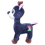 Tickles Cute Deer Teddy Bear Animal Soft Stuffed Plush Toy for Kids Birthday (Colour: Navy Blue Height 25 cm)