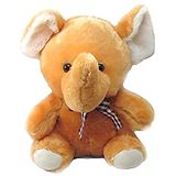 Tickles Brown Baby Elephant Stuffed Soft Plush Animal Toy for Kids (Height 23 cm)