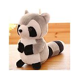 Tickles Soft Cute Raccoon Plush Animal Toy for Kids (Length 30 cm Color: Grey)