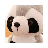 Tickles Soft Cute Raccoon Plush Animal Toy for Kids (Length 45 cm Color: Grey)