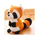 Tickles Cute Raccoon Soft Stuffed Plush Animal Toy for Kids Boys & Girls (Length 30 cm Color: Brown)