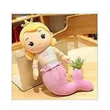 Tickles Mermaid Soft Doll Stuffed Plush Animal Toy for Kids Girls Birthday Gifts (Color: Purple Length 50 cm)