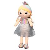 Tickles Cute Princess Queen Soft Stuffed Dolls for Kids Girls (Height 30 cm Color: Blue)