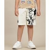 Kidsville DC Comics Featuring Batman Printed Shorts - Off White